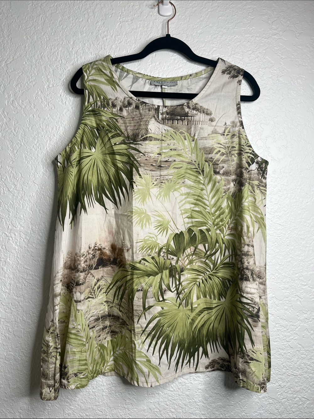 NWT Bryn Walker Long Trapeze Tank Sz L